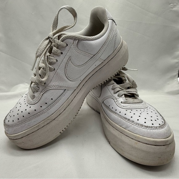 Nike Court Vision Alta white sneakers size 9 - Picture 1 of 11